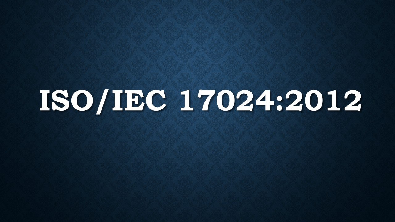 ISO/IEC 17024:2012
